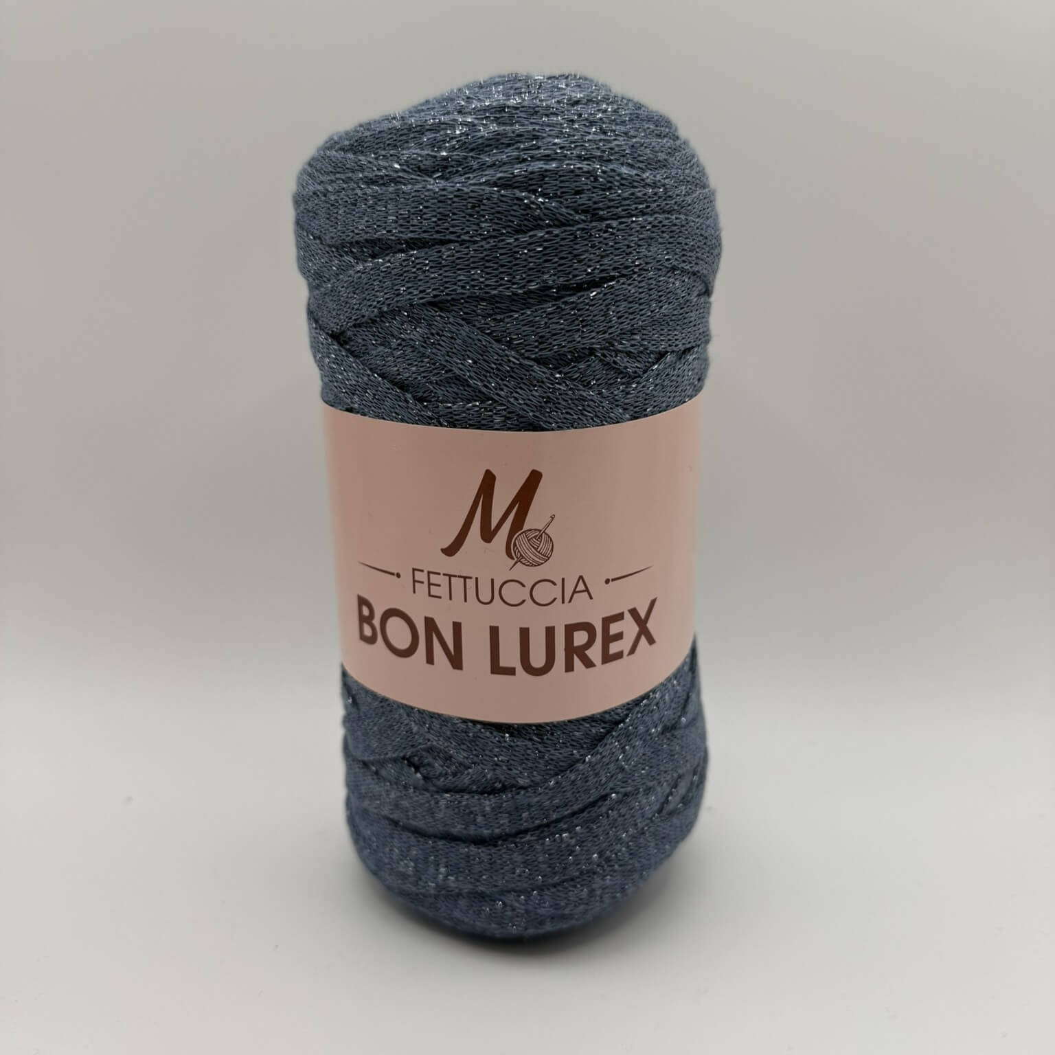 Fettuccia Bon Lurex 250 g – filato lurex per borse all'uncinetto | Macrè Bag