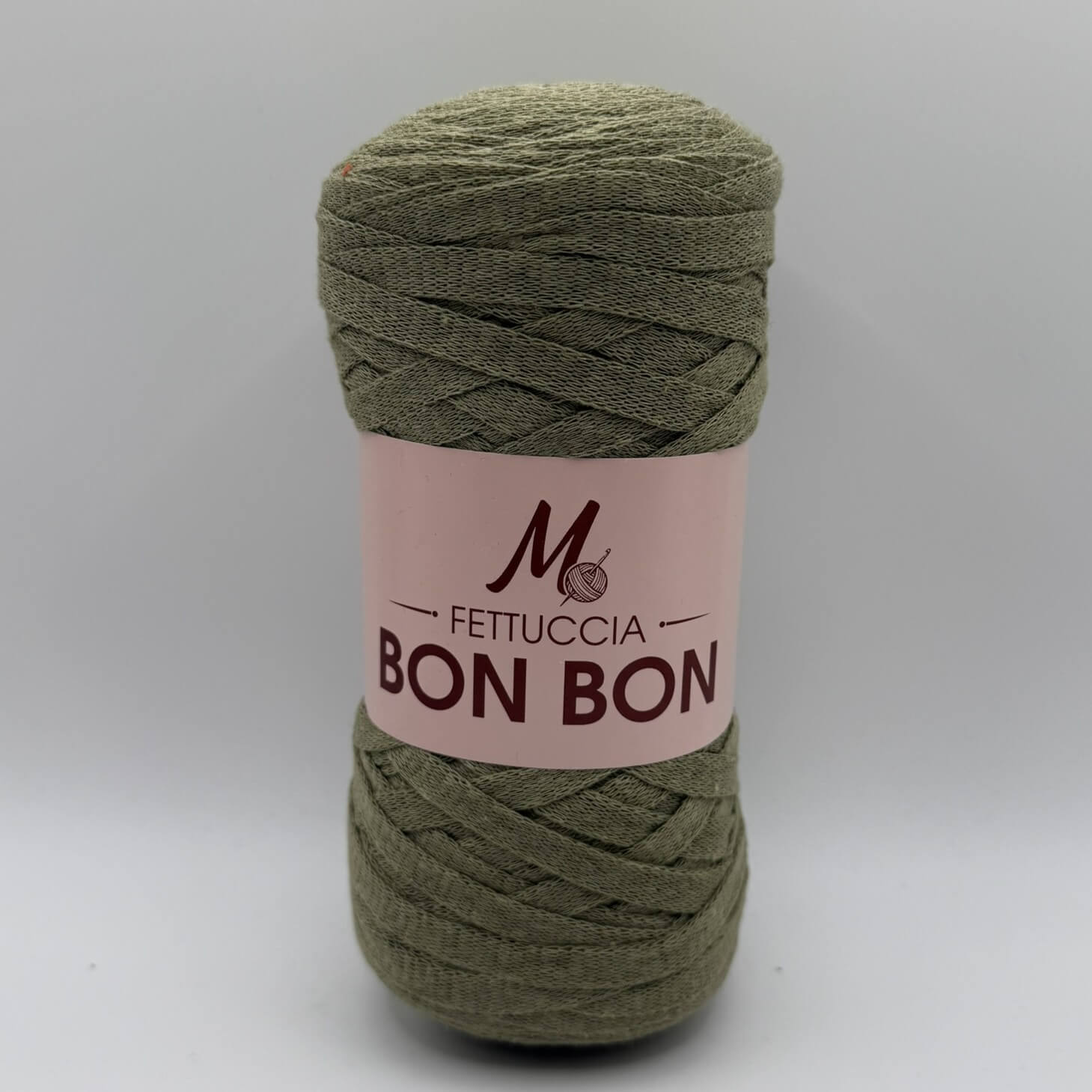 Fettuccia Bon Bon 250g bordeaux per borse uncinetto – filato morbido elegante handmade