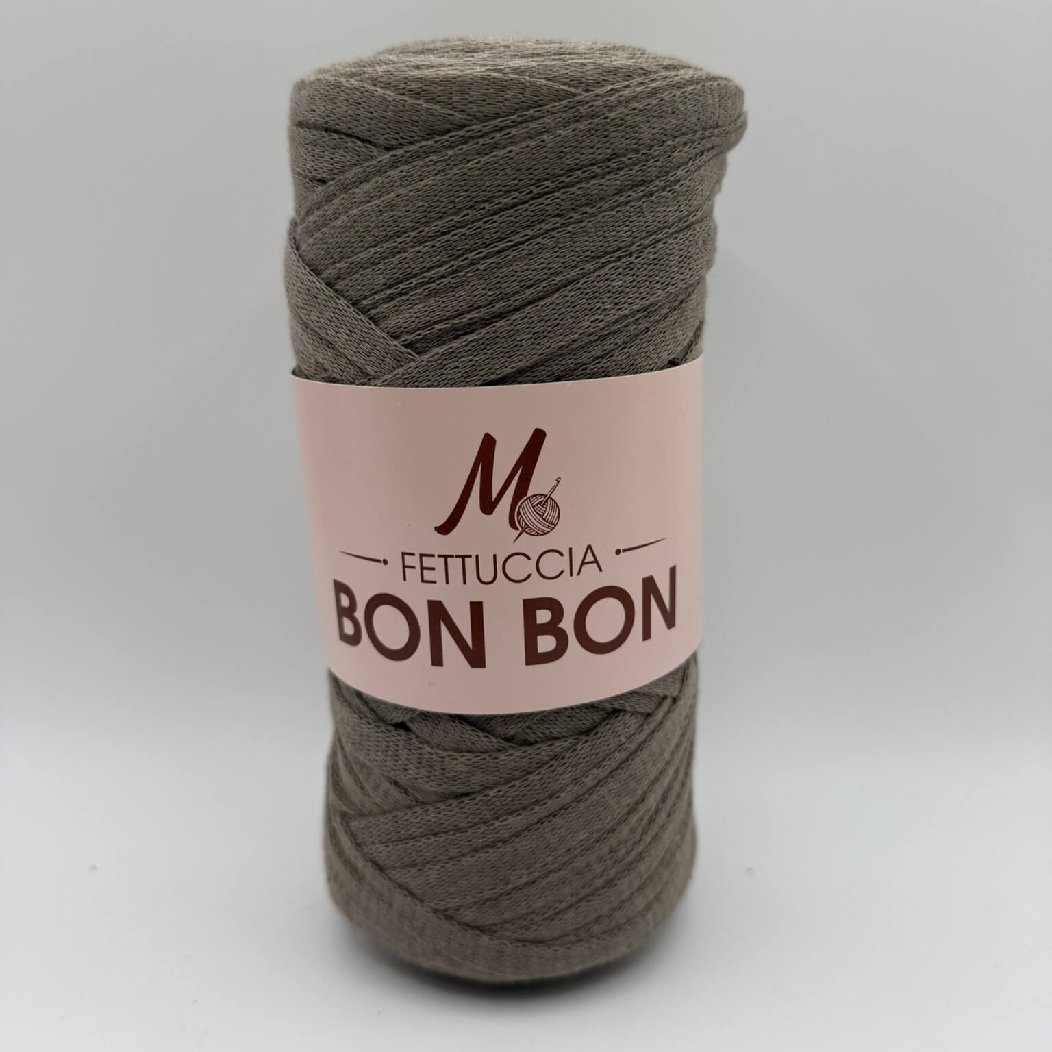 Fettuccia Bon Bon 250g salvia per borse all'uncinetto – filato morbido verde naturale