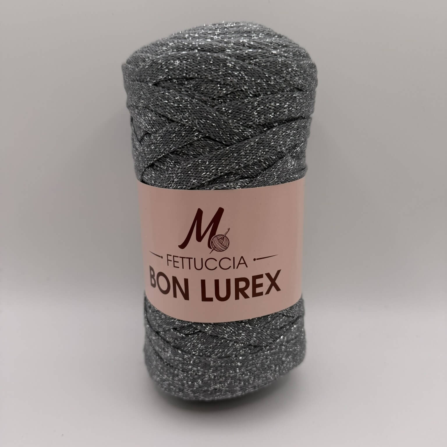 Fettuccia Bon Lurex 250 g – filato lurex per borse all'uncinetto | Macrè Bag