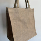 Borsa juta grande 30x30cm per borse all'uncinetto estive – base naturale ecosostenibile