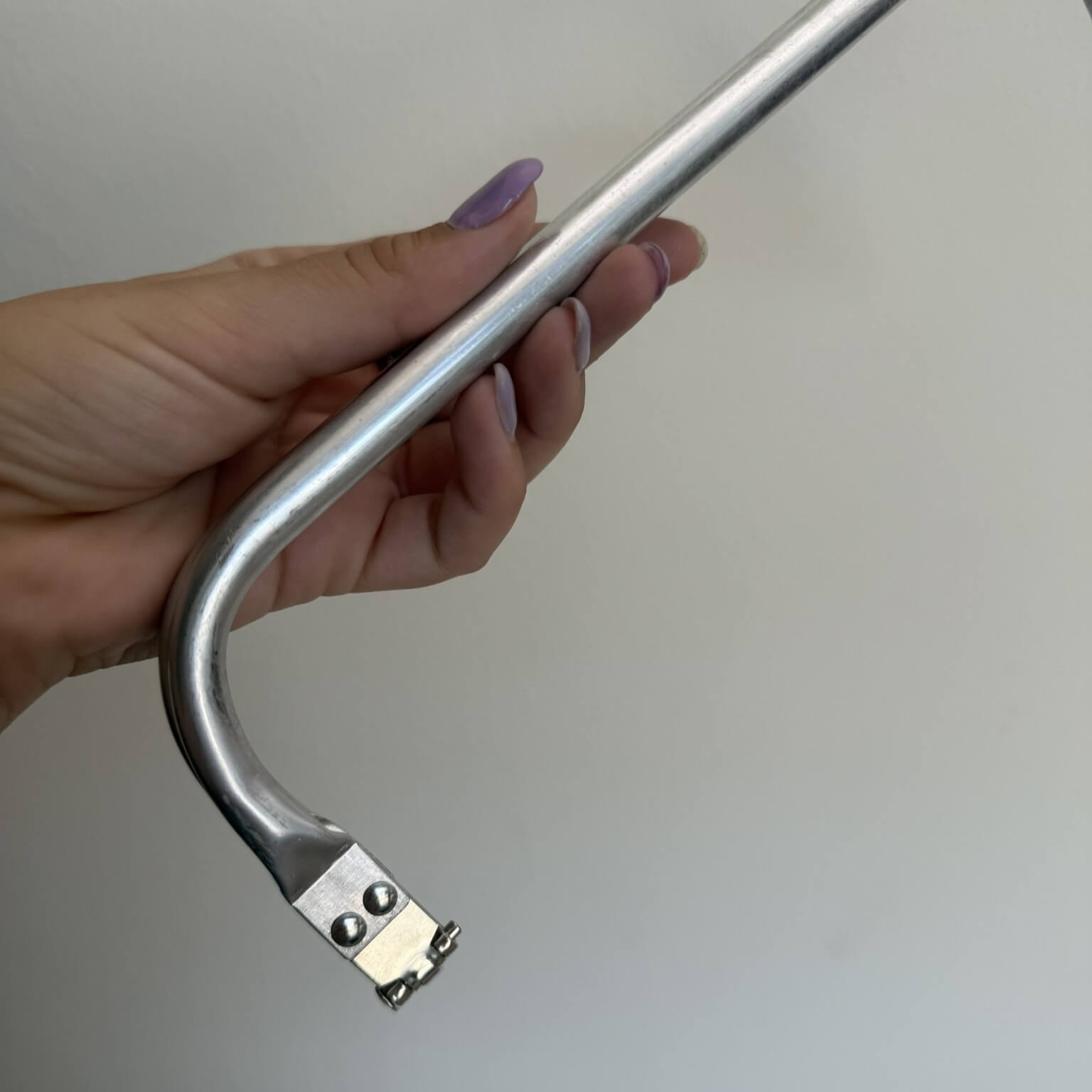 Dettaglio chiusura a molla 26cm – accessorio ideale per borse a spalla uncinetto handmade