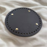 Base tonda in similpelle per borse uncinetto – fondo rigido per borsa handmade