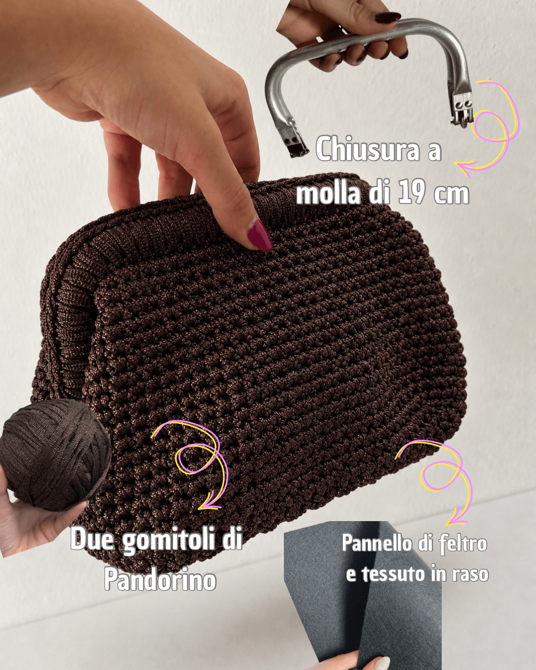 Kit Borsa Loretta Lurex