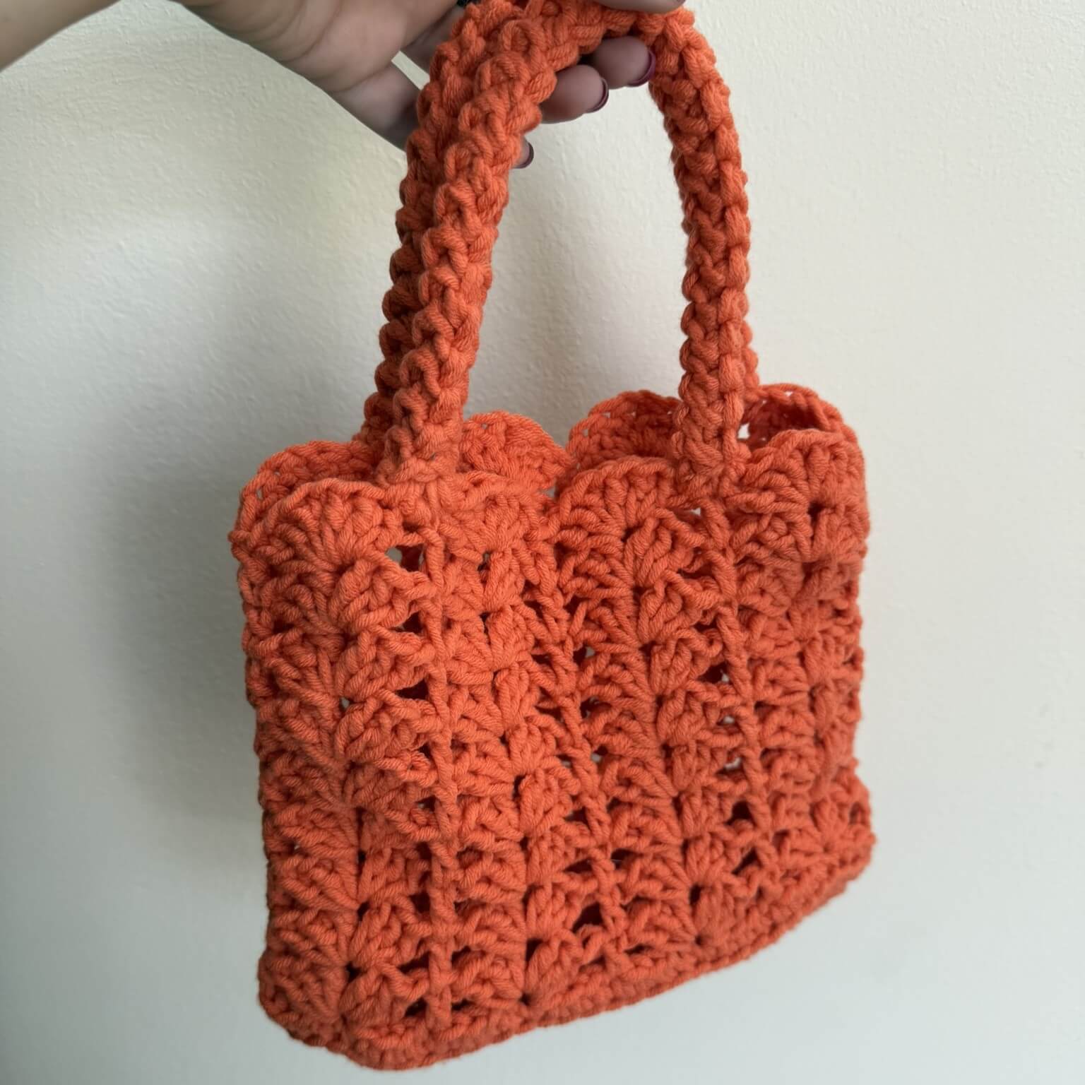 Kit borsa Ariel all'uncinetto con cotone magico – borsa leggera estiva handmade
