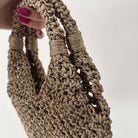 Kit completo con l'occorrente per realizzare la borsa Gemma con cordino lurex