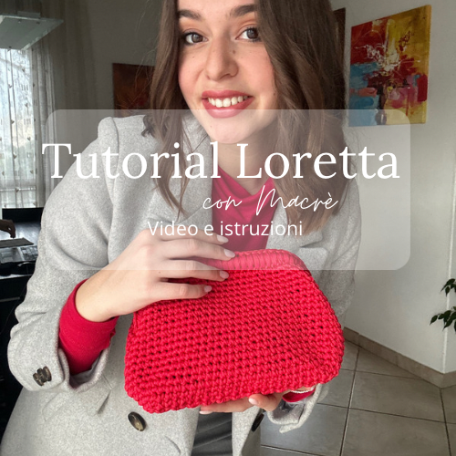 Video tutorial e istruzioni scritte per realizzare una borsa all'uncinetto